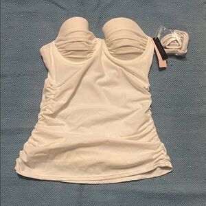 Victoria's Secret White Swim Top